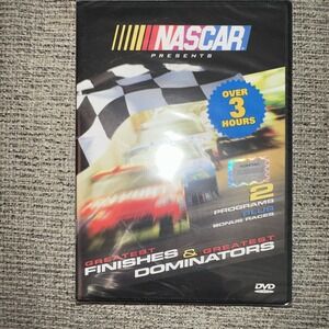 NASCAR PRESENTS - Greatest Finishes &‎ Dominators DVD NEW/SEALED